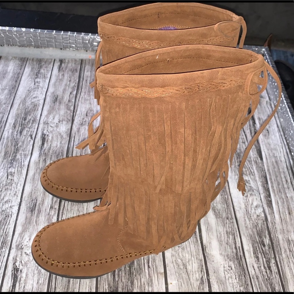 Rampage Fringe boots